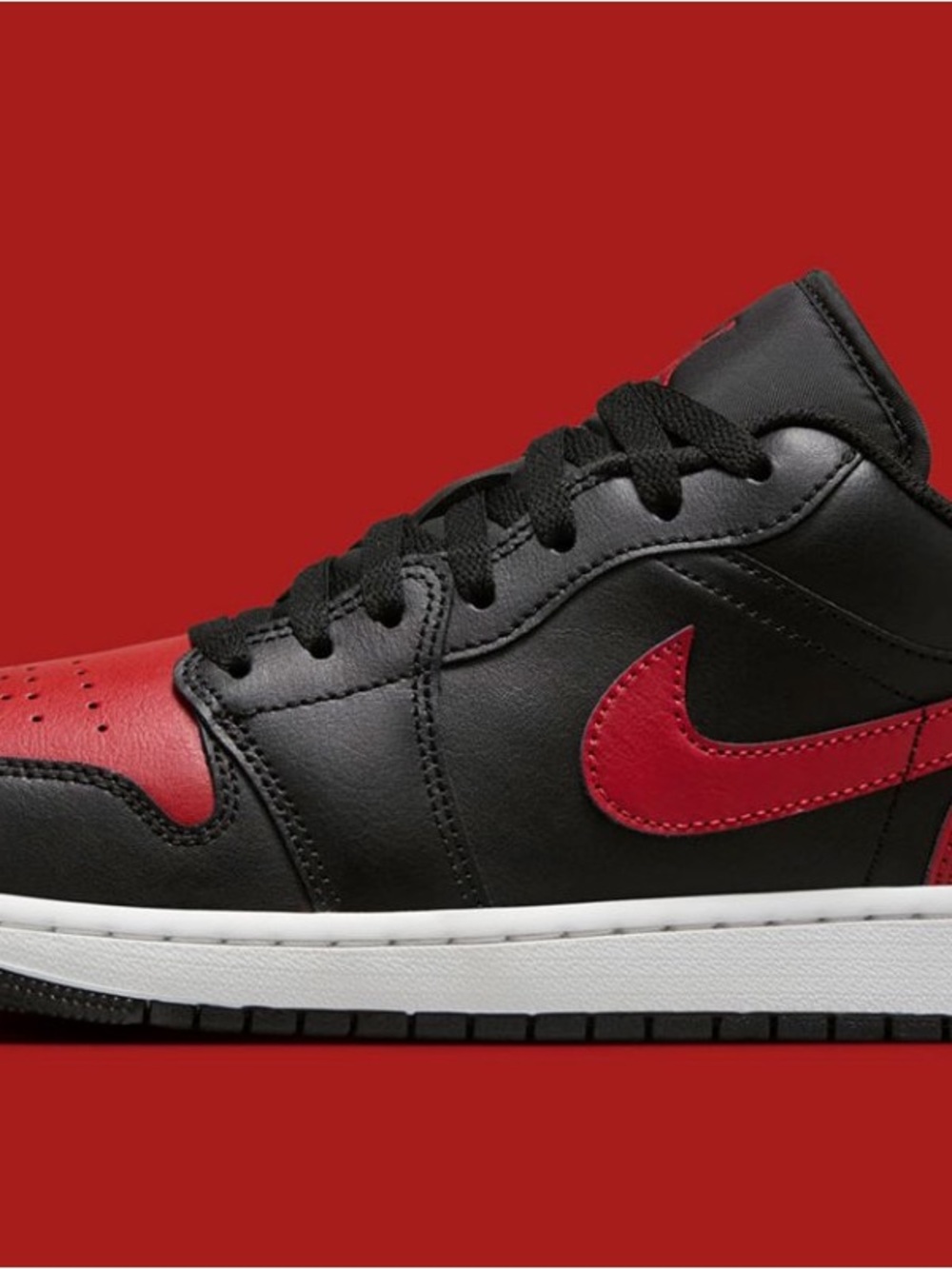 Air Jordan 1 Low - Red-Summit White